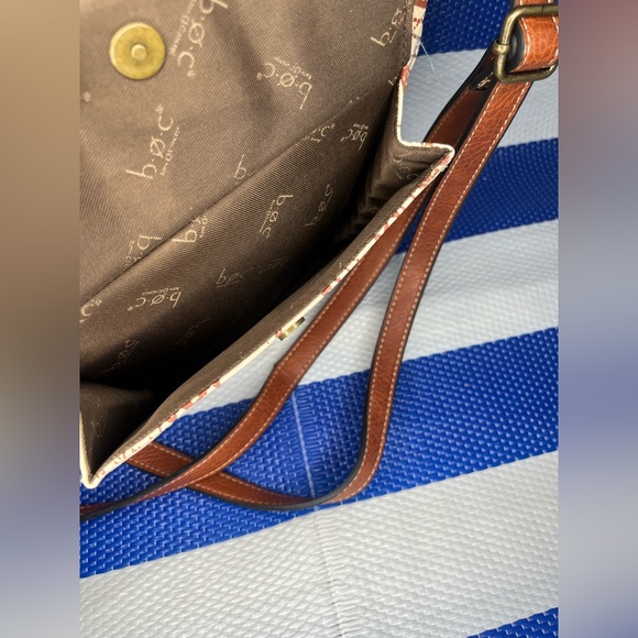 🎉✨ Born Concept b.o.c. Voyage Leather Crossbody Purse with World Map Pattern - Picture 9 of 17